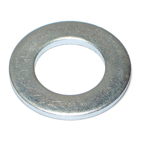 MIDWEST FASTENER Flat Washer, Fits Bolt Size M20 , Steel Zinc Plated Finish, 10 PK 06850